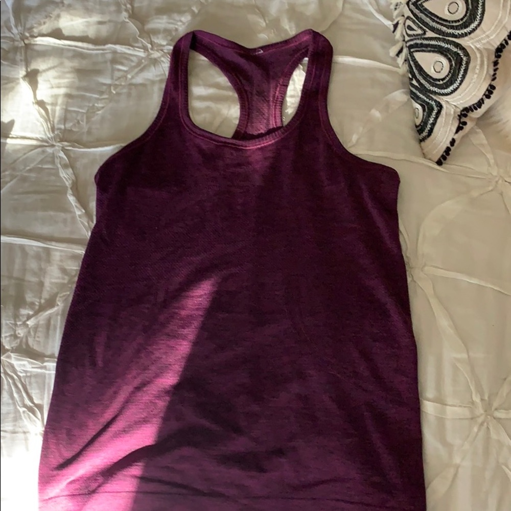 lululemon swiftly tech tank top purple